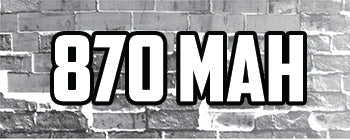 870 mAh